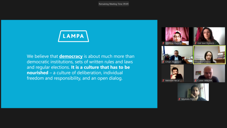 We Held Our Meeting with Irina Kuzņecova from Lampa Democracy Festival