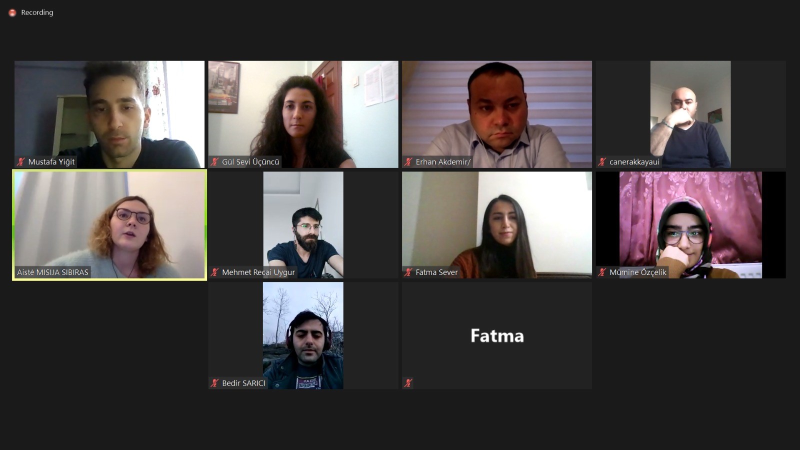 We Held Our Meeting with Aistė Eidukaitytė from Bütent! Democracy Festival